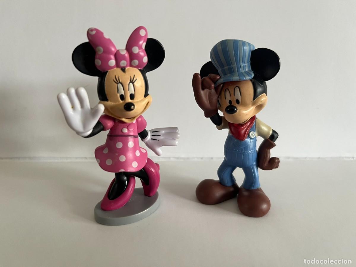 Figuras de goma y PVC: Disney Mickey Mouse y Minnie #195, 8cm.