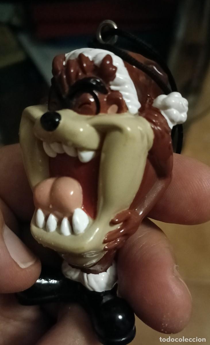 Figuras de goma y PVC: Monstruo de Tasmania. Taz. Colgante. En Navidad. Warner. Looney Tunes