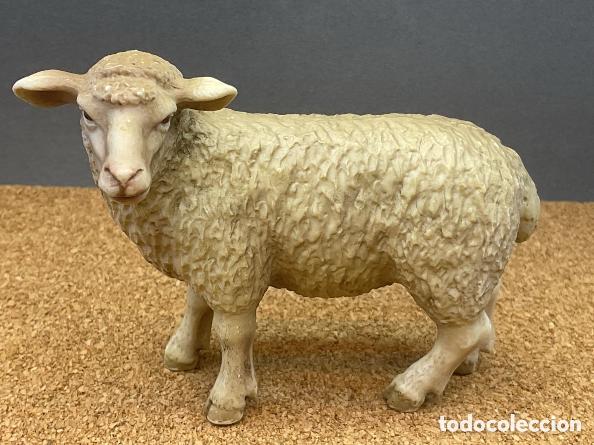 Figuras de goma y PVC: FIGURA DE OVEJA . MARCA SCHLEICH. A&Ntilde;O 2003