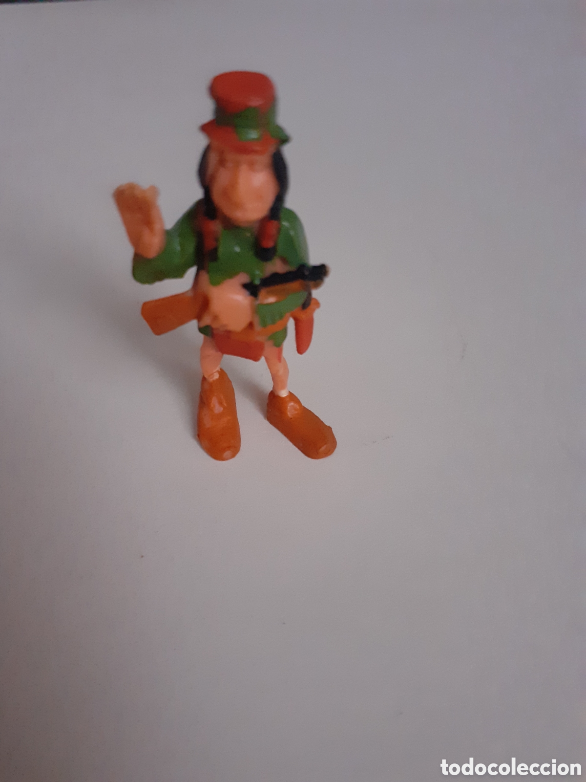 Figuras de goma y PVC: FIGURA INDIO CON RIFLE EXIN WEST ORIGINAL