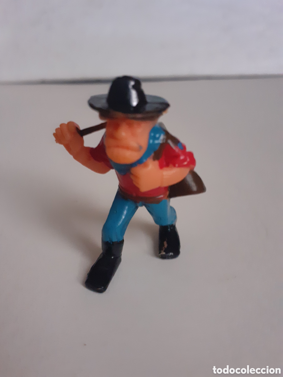 Figuras de goma y PVC: FIGURA EXIN WEST MINERO BUSCADOR ORO ORIGINAL