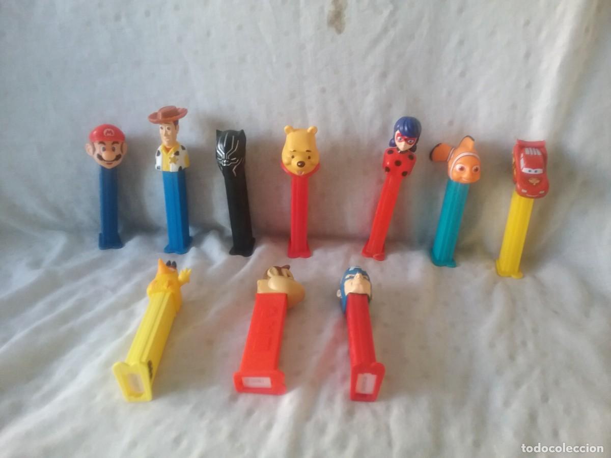 Figuras de goma y PVC: Lote de diez expendedoras de,caramelos,Pez