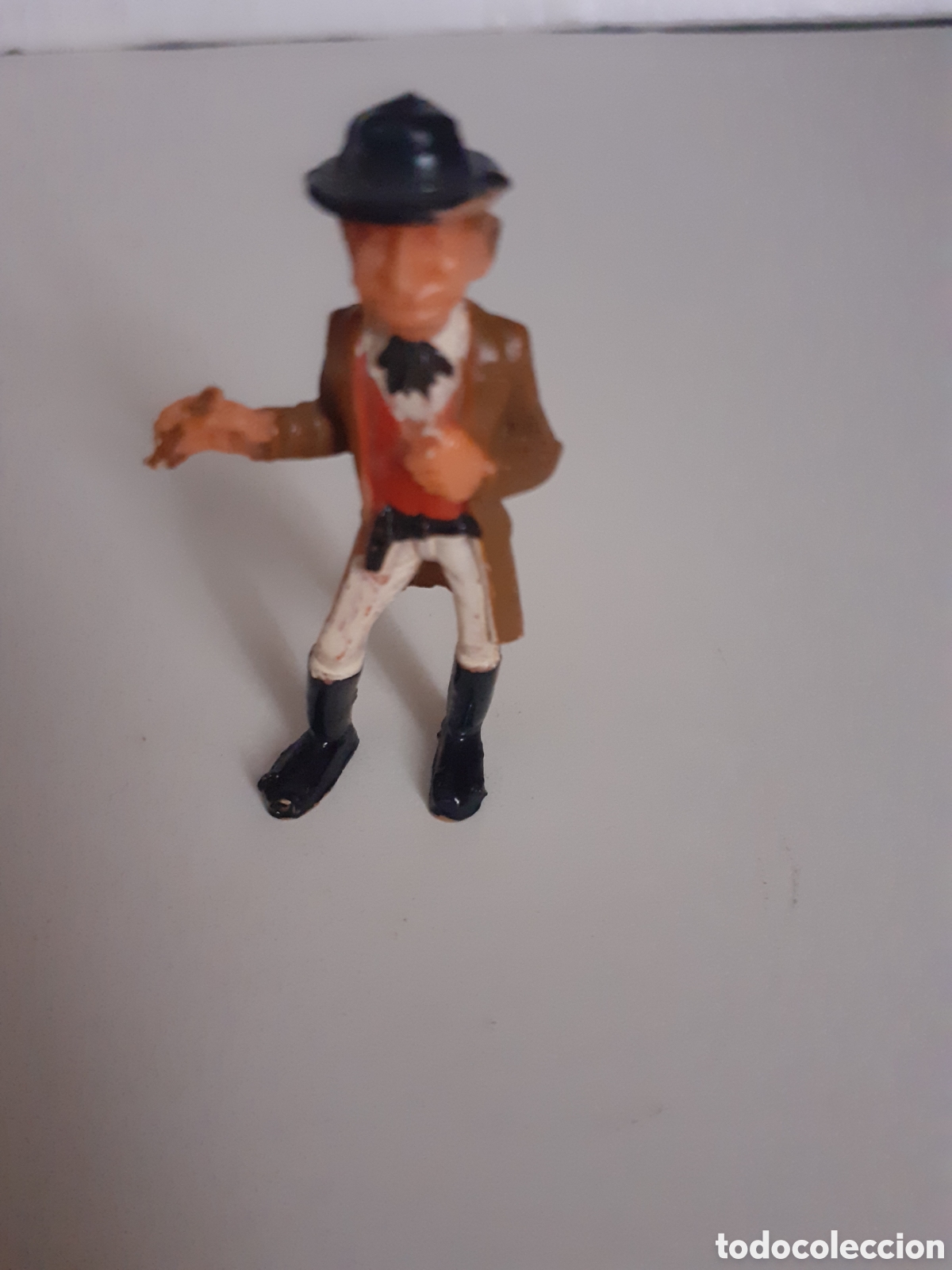 Figuras de goma y PVC: FIGURA EXIN WEST PERSONAJE SALOON CON PURO ORIGINAL