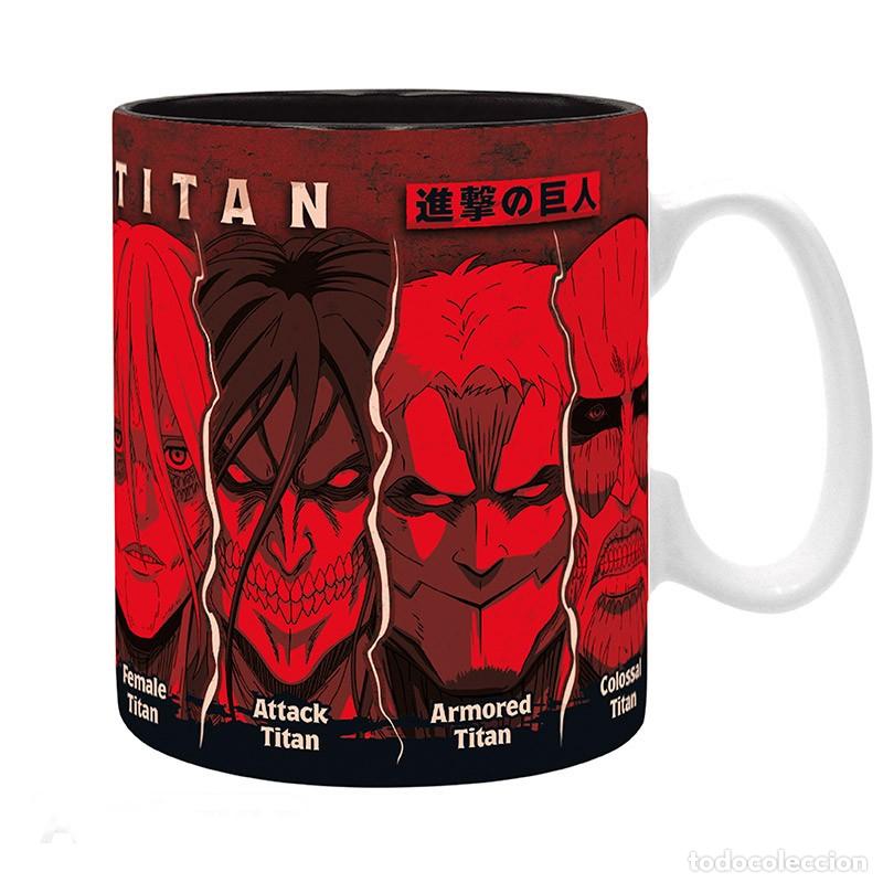 Figuras de goma y PVC: Taza All Titans - Ataque a los titanes