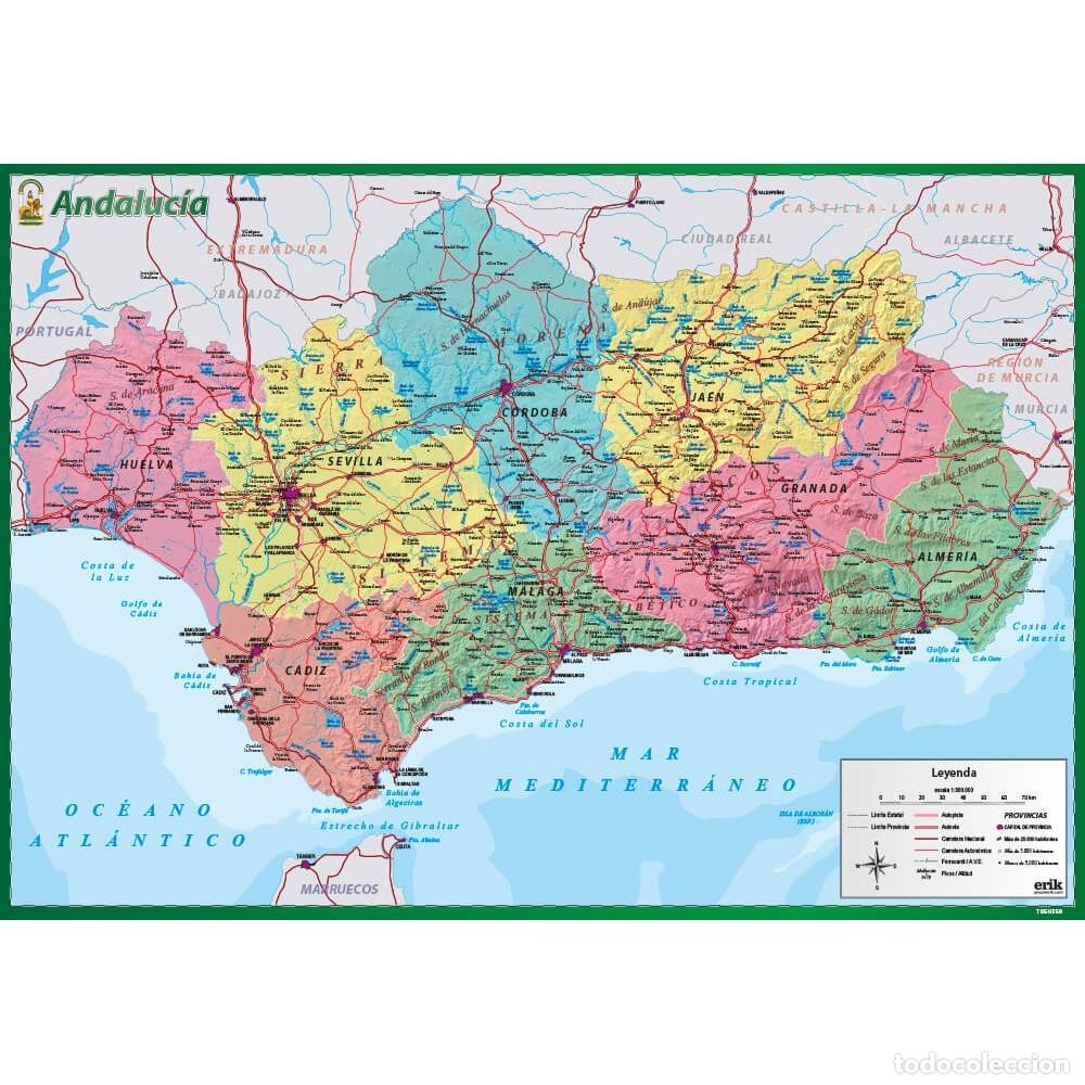 Figuras de goma y PVC: Vade Escolar - Mapa de Andalucia