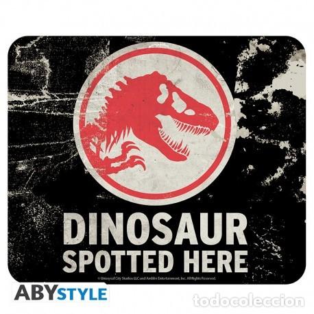 Figuras de goma y PVC: Alfombrilla de Rat&oacute;n - Jurassic World Caution Dinosaur (23,5 x 19,5 cm)
