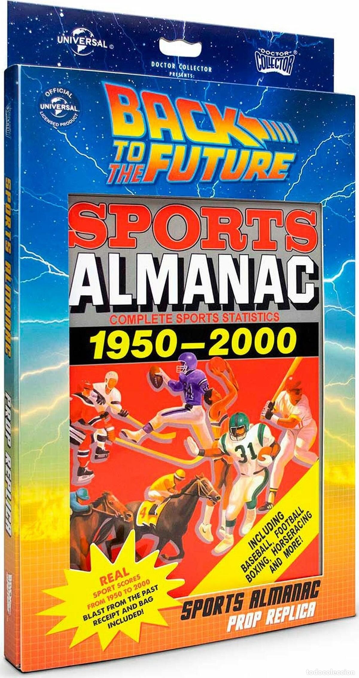 Figuras de goma y PVC: R&eacute;plica Almanaque Deportivo Regreso al Futuro (33 x 19 cm)