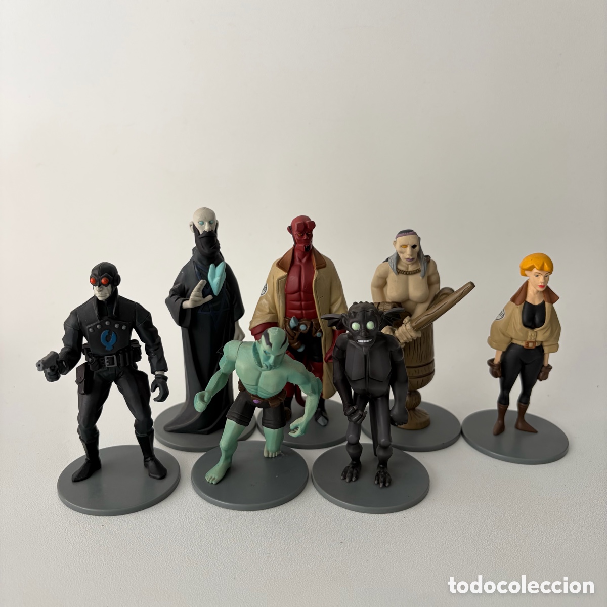 Figuras de goma y PVC: figuras mu&ntilde;ecos Hellboy PVC Set 7 Dark Horse 2001 hell boy
