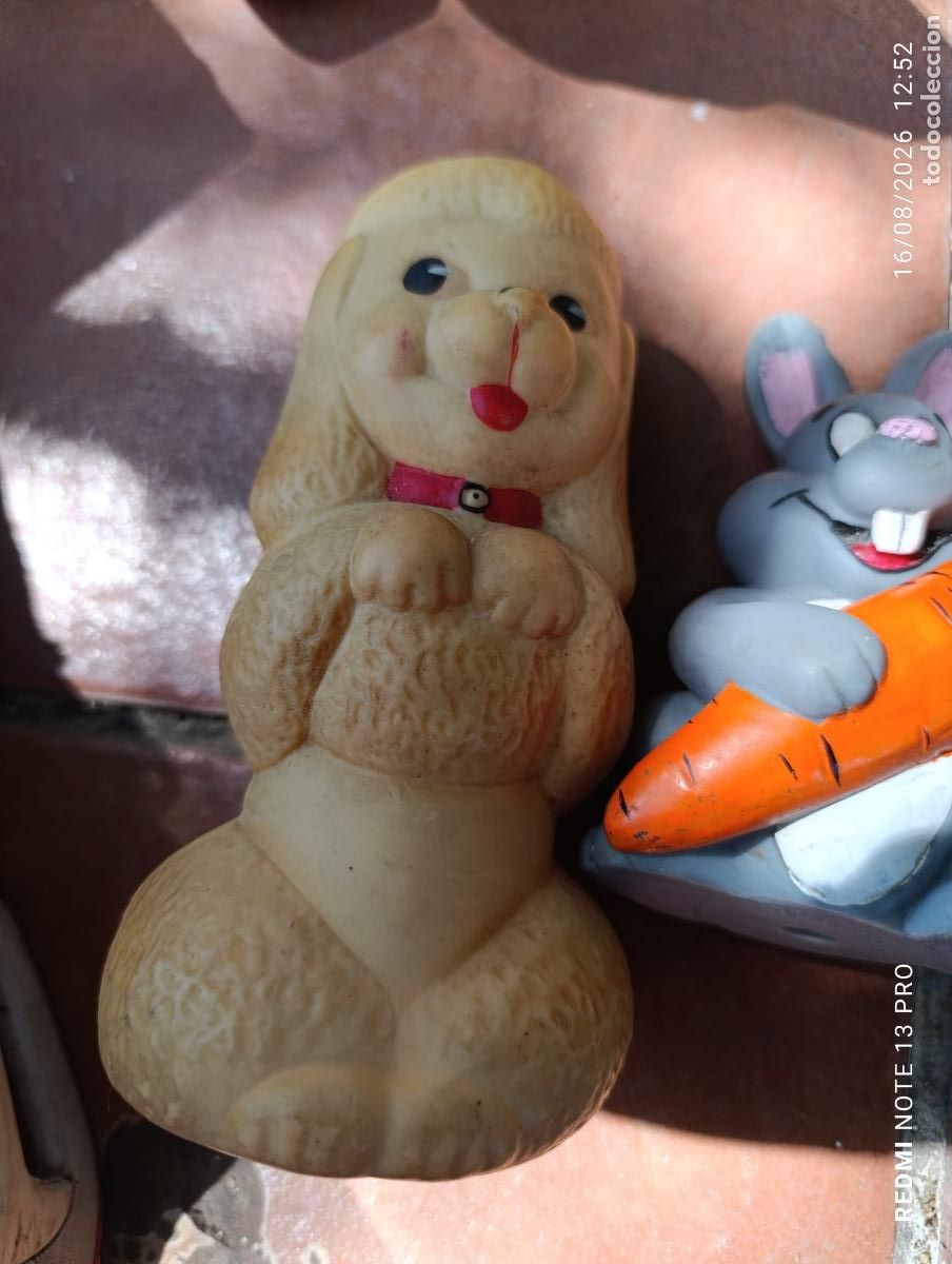 Figuras de goma y PVC: ANTIGUO LOTE MU&Ntilde;ECOS. - Foto 2
