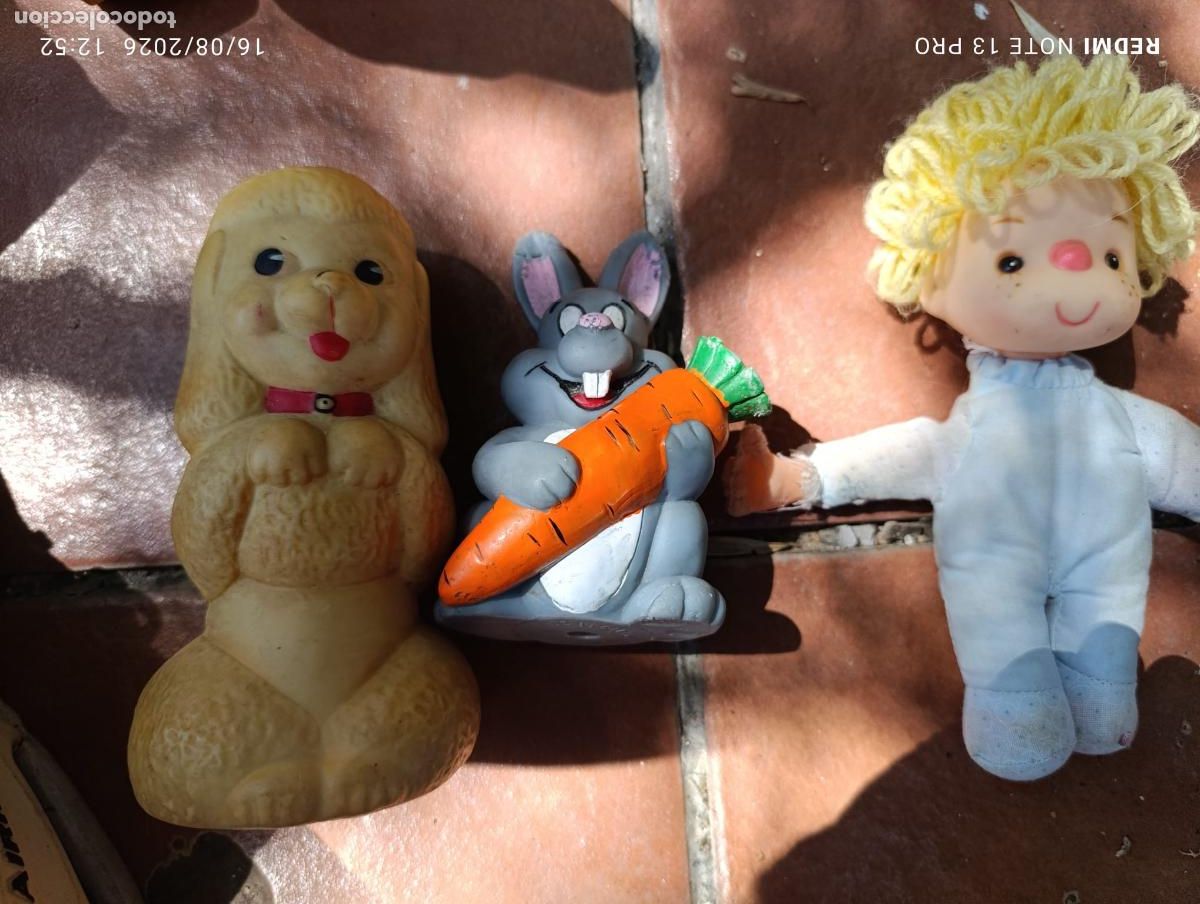 Figurines en Caoutchouc et PVC: ANTIGUO LOTE MU&Ntilde;ECOS.
