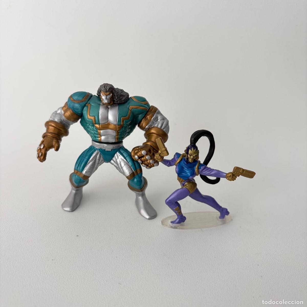 Figuras de goma y PVC: figuras mu&ntilde;ecos Cyber Force Killjoy Impact Mattel 1995