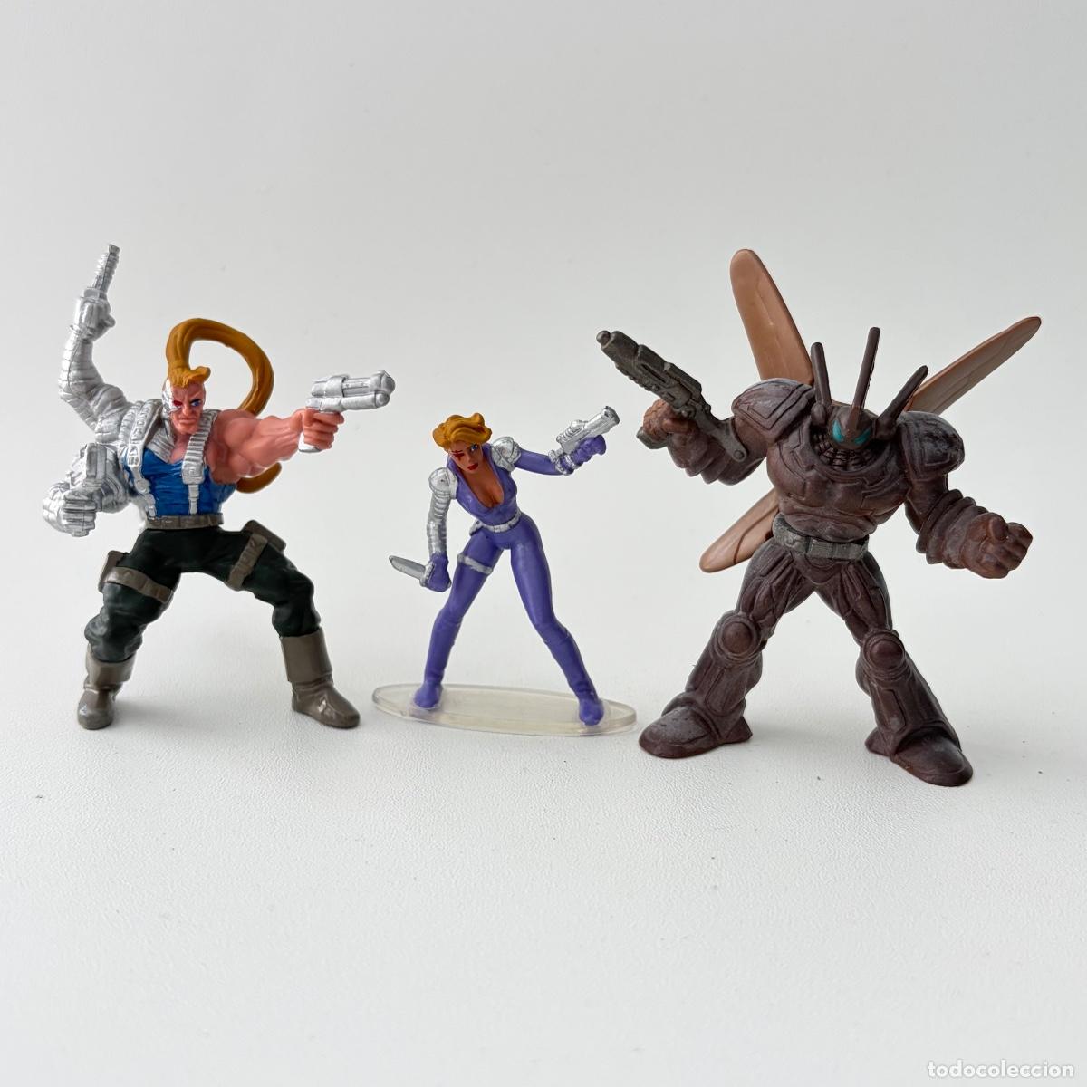 Figuras de goma y PVC: figuras mu&ntilde;ecos Cyber Force Stryker Ballistic Attack SHOC Mattel 1995