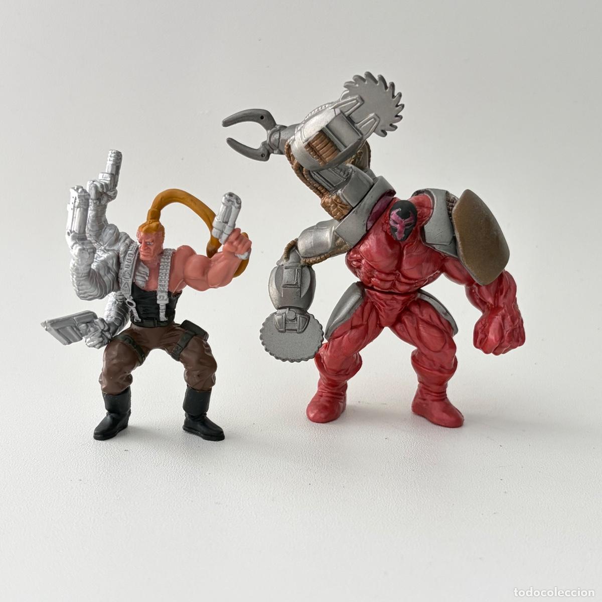 Figuras de goma y PVC: figuras mu&ntilde;ecos Cyber Force Battle Stryker Buzzcut Mattel 1995