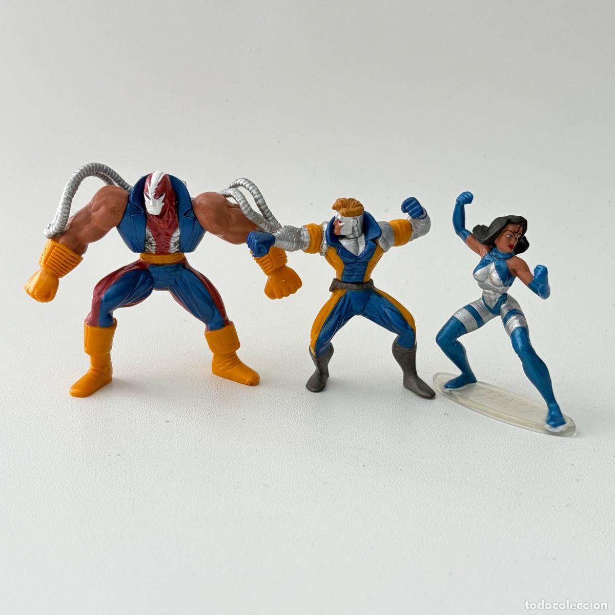 Figuras de goma y PVC: figuras mu&ntilde;ecos Cyber Force Psychotron Heatwave Cyblade Mattel 1995