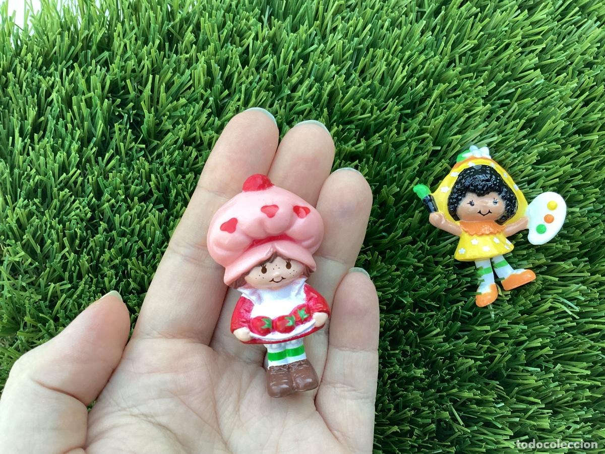 Figuras de goma y PVC: Lote de figuras de Strawberry Shortcake y Orange Blossom.