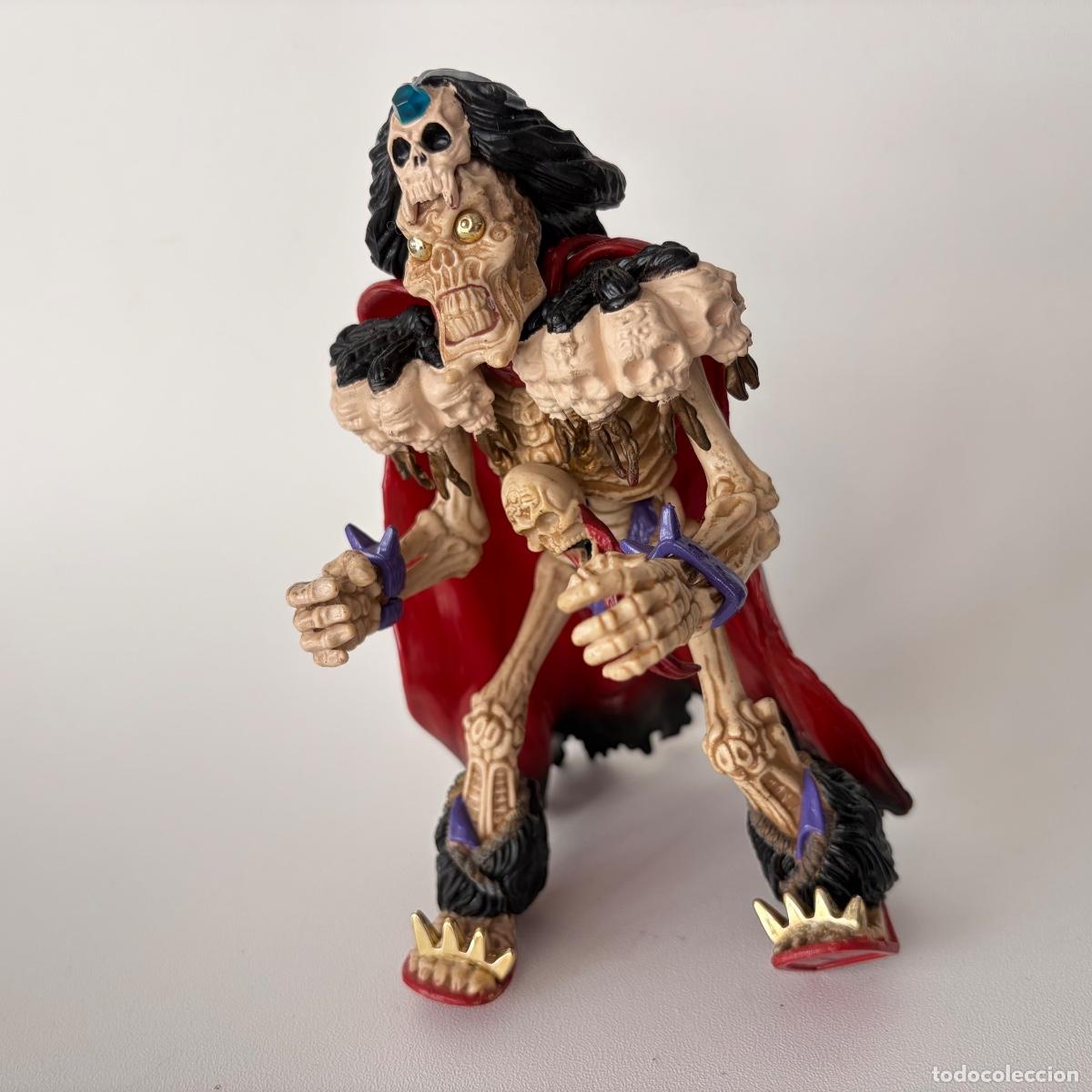 Figuras de goma y PVC: figura mu&ntilde;eco Baron Dark Skeleton Warriors Playmates 1994 esqueletos guerreros