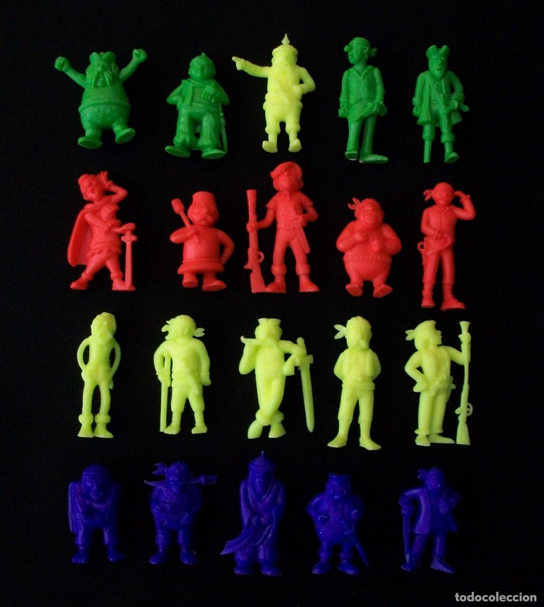 Gummi- und PVC-Figuren: PIRATAS / DUNKIN / Serie completa