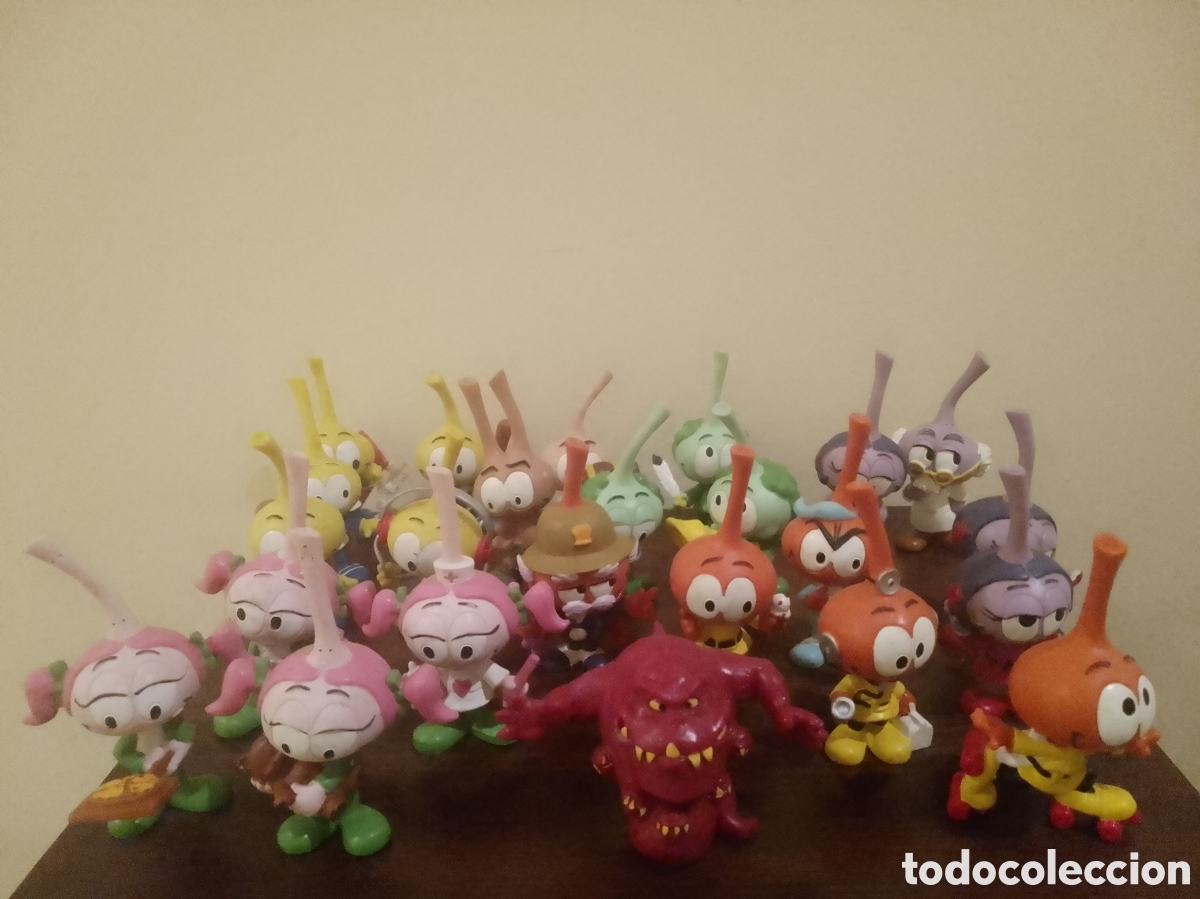 Figuras de goma y PVC: Lote 24 figuras goma PVC Snorkels - Snorks - Schleich 1983-1984 - Animaci&oacute;n 80s - Nuevas de almac&eacute;n