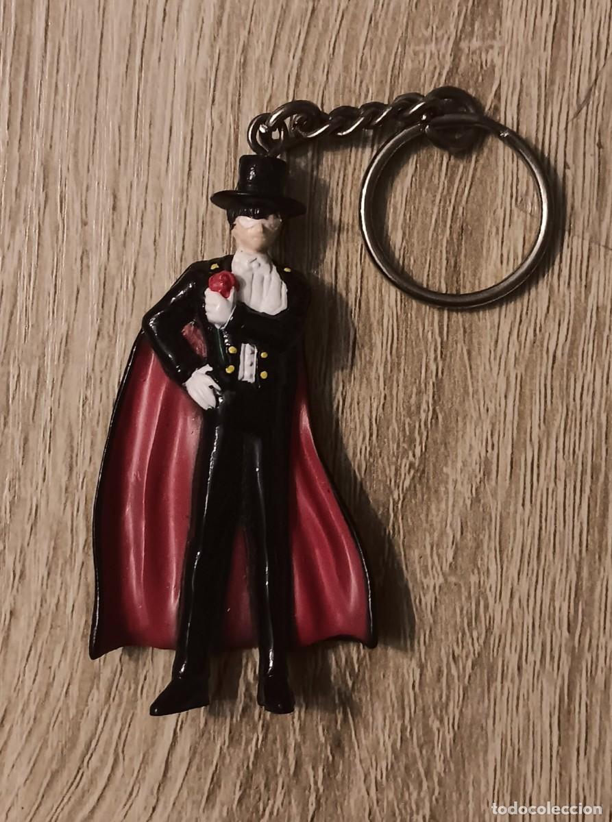 Figuras de goma y PVC: FIGURA DE GOMA PVC LLAVERO SERIE SAILOR MOON GUERRERO LUNA TUXEDO MASK EL SE&Ntilde;OR DEL ANTIFAZ