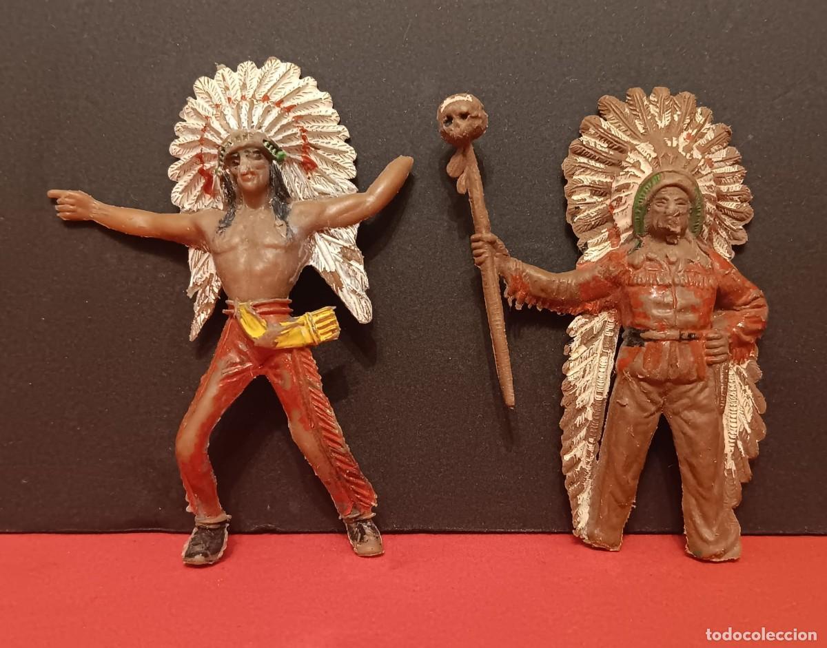 Figuras de goma y PVC: FIGURA INDIOS APACHES PROIMERA EPOCA COMANSI 70/80 NO PECH NO REAMSA NO LAFREDO NO JECSAN