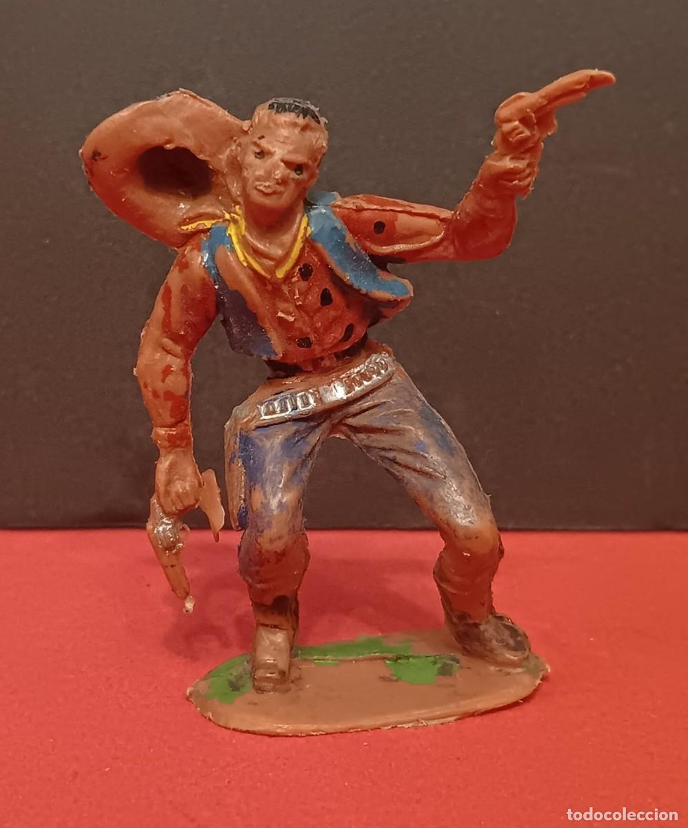Figuras de goma y PVC: FIGURA VAQUERO PISTOLERO PRIMERA EPOCA COMANSI 70/80 NO PECH NO REAMSA NO LAFREDO NO JECSAN