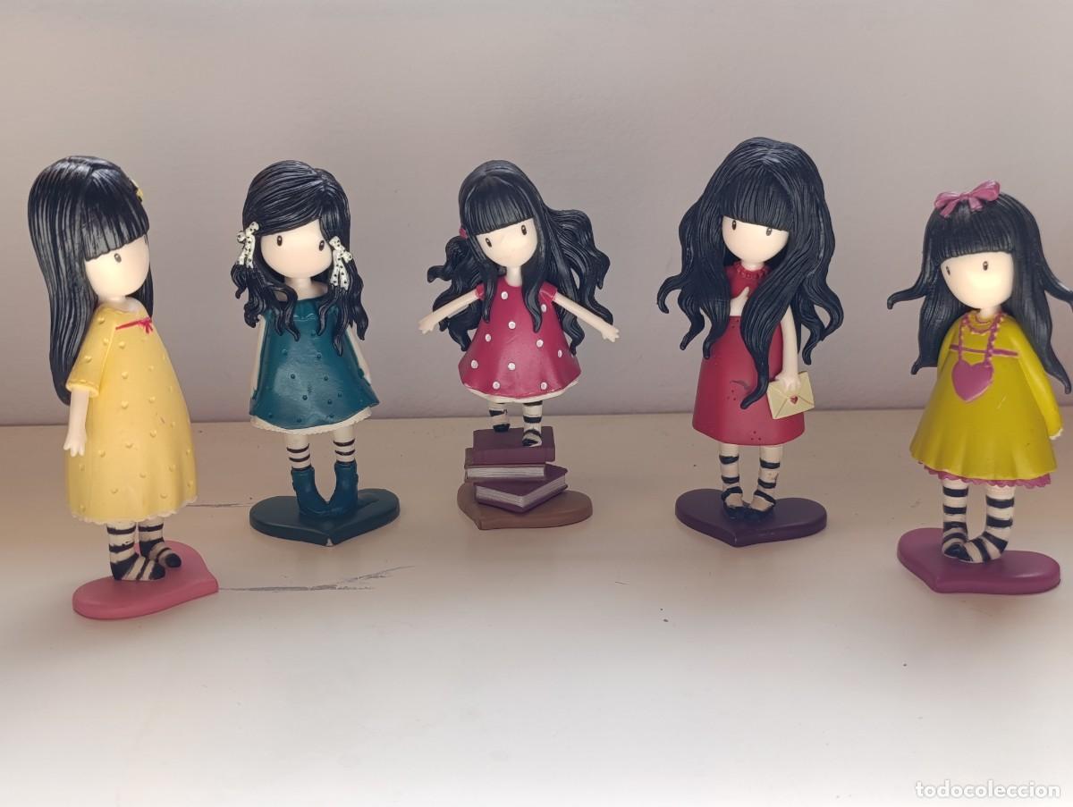 Figuras de goma y PVC: Lote 5 figuras Gorjuss Santoro Comansi 2016