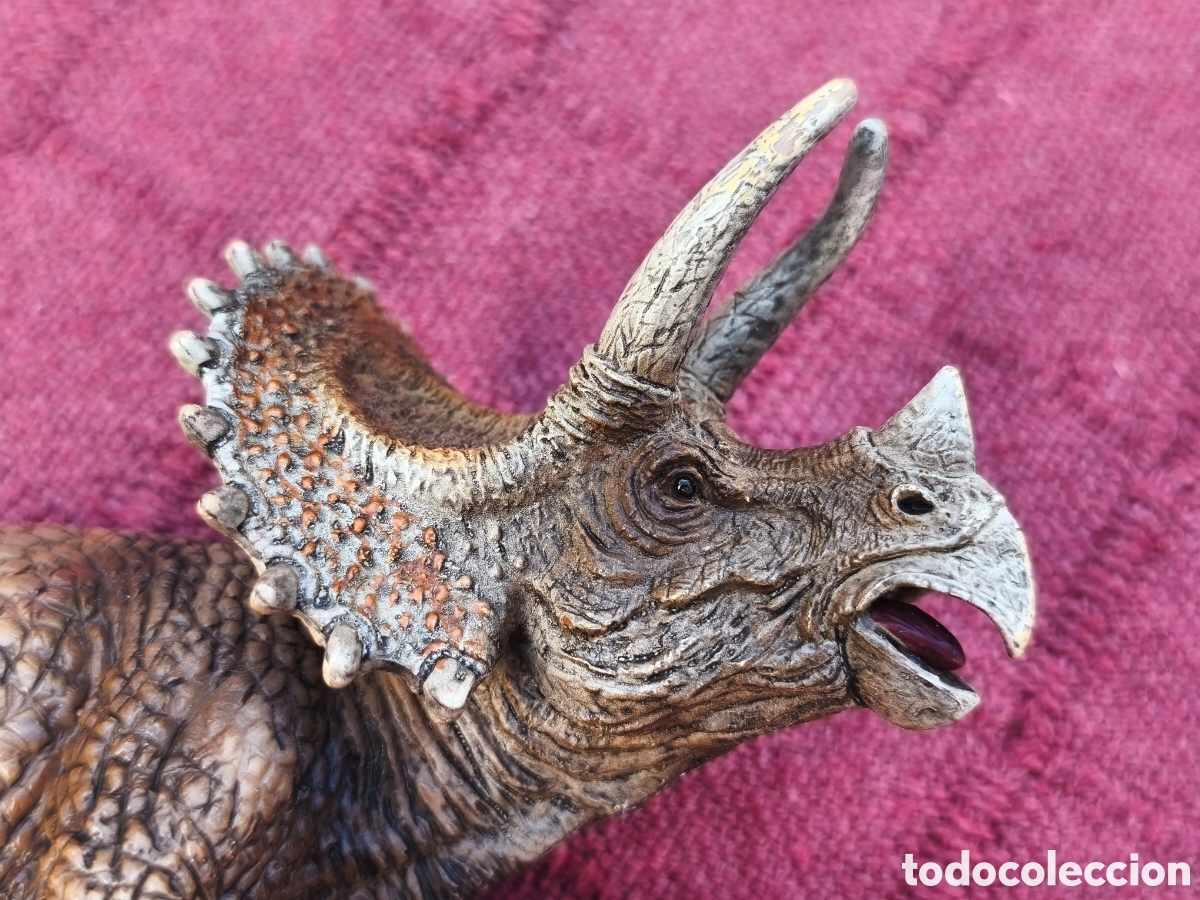 Figuras de goma y PVC: TRICERATOPS FIGURA DE DINOSAURIO SCHLEICH
