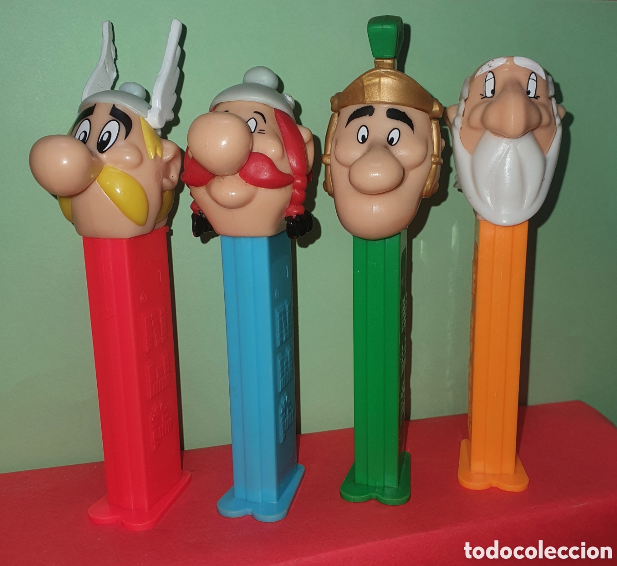 Figuras de goma y PVC dispensador PEZ: Dispensadores Pez Serie Asterix completa 1997