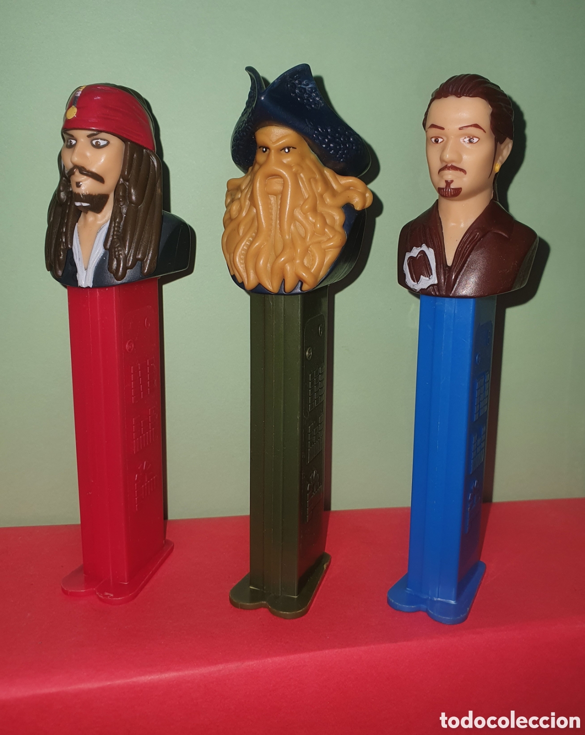 Figuras de goma y PVC dispensador PEZ: Dispensadores Pez Serie Piratas del caribe completa 2009