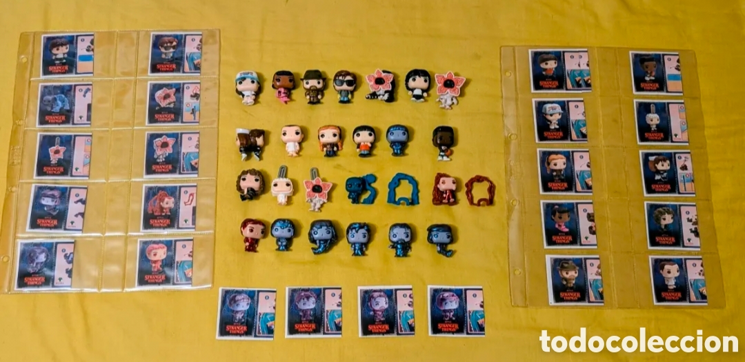 Figuras de goma Kinder: Colecci&oacute;n completa Figuras Kinder Joy Funko Pop Stranger. Netflix. Will