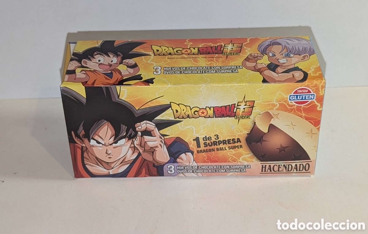 Figuras de goma y PVC: Dragon Ball caja sin abrir huevos sorpresa. Bola de Dragon. Dragon Ball Z. Bola de Drac. No Kinder