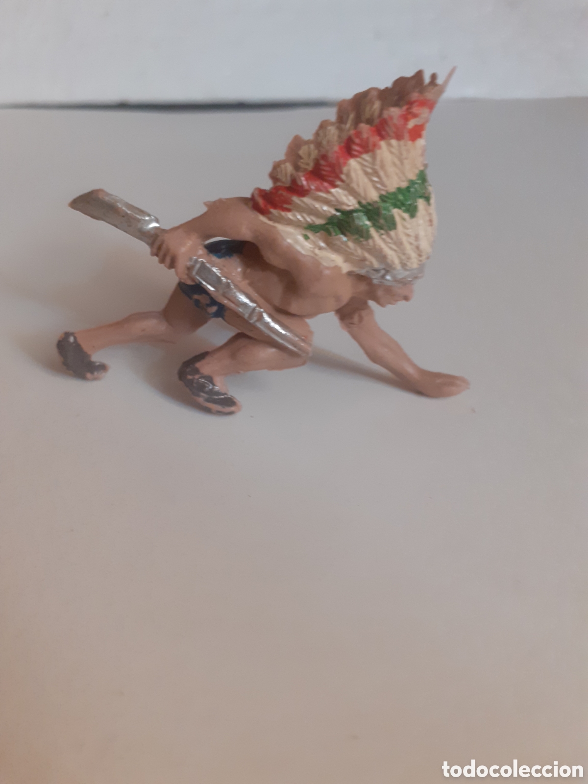 Figuras de goma y PVC: FIGURA GUERRERO INDIO PLASTICO,PECH,REAMSA,JECSAN