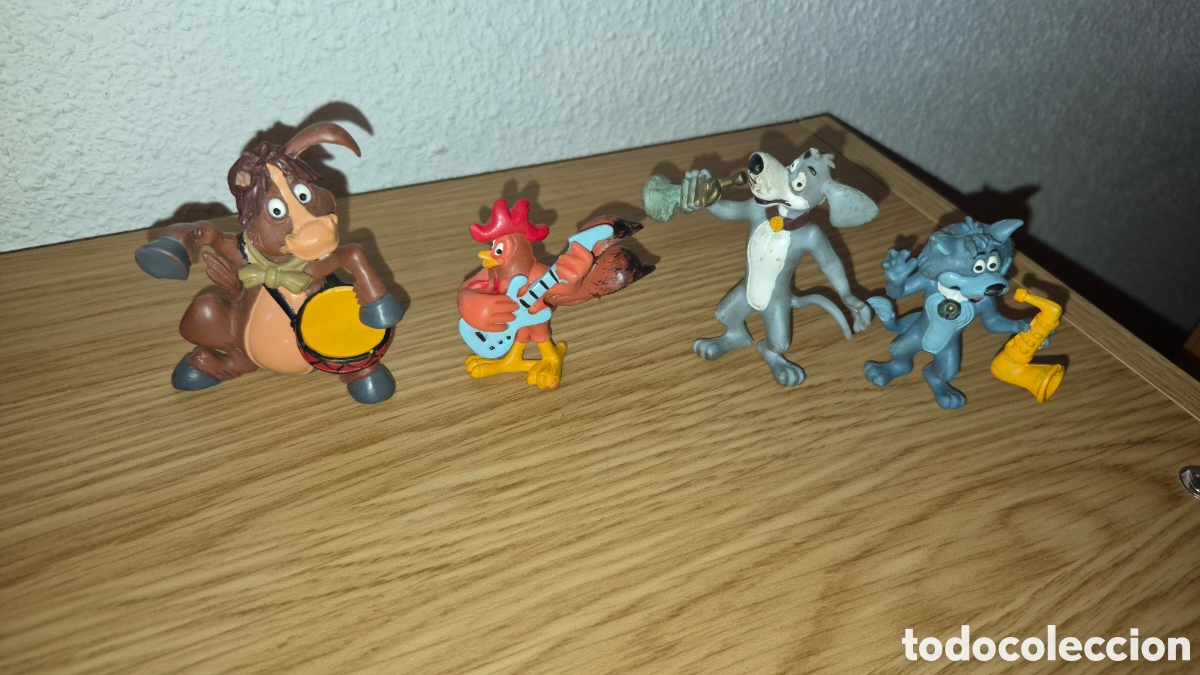 Figuras de Borracha e PVC: Lote de 4 figuras pvc Trotam&ugrave;sicos. A&ntilde;os 80. Original y varios estados