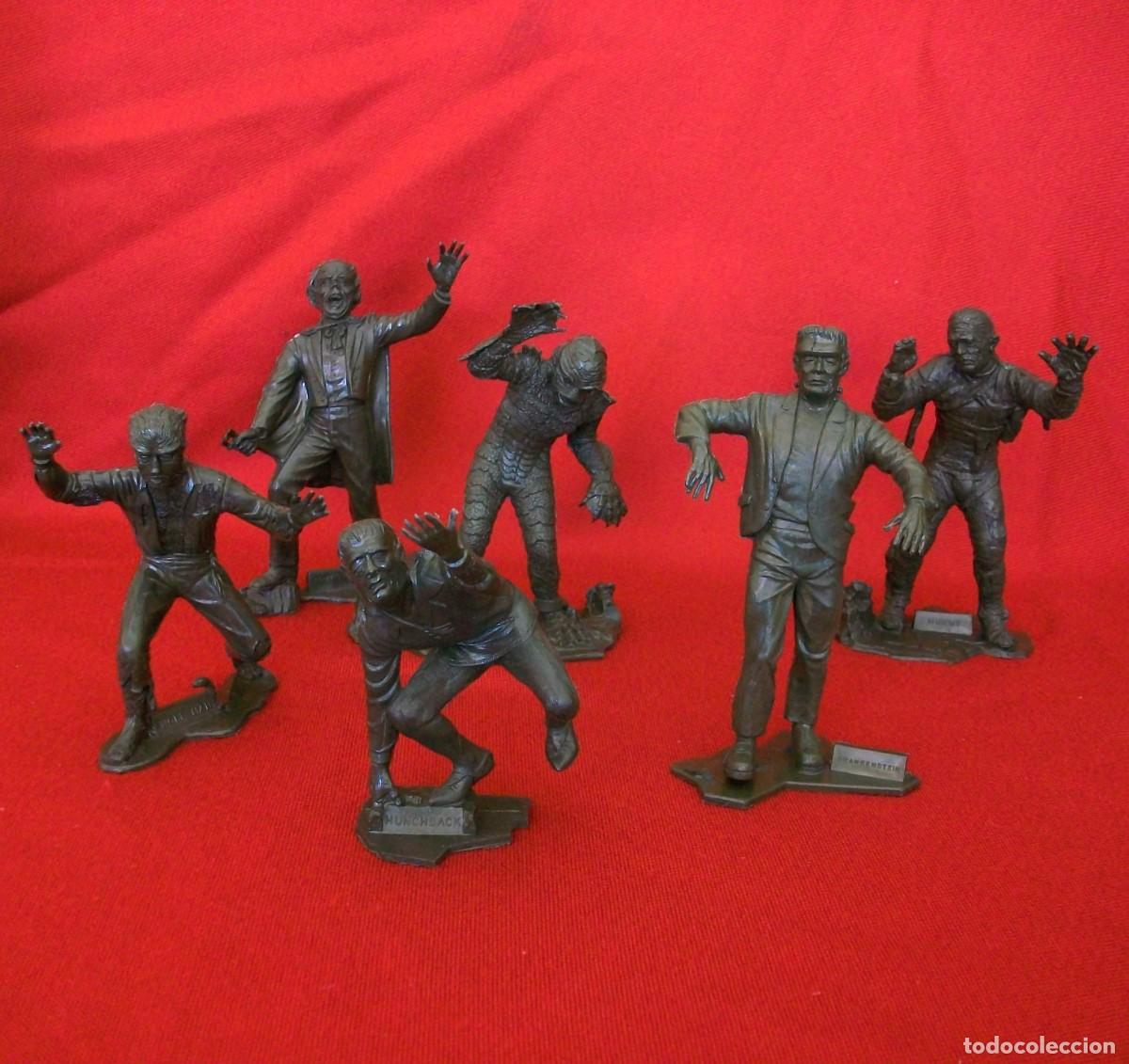 Figuras de goma y PVC: MONSTRUOS DE LA UNIVERSAL / L.MARX / Serie completa / No Dunkin