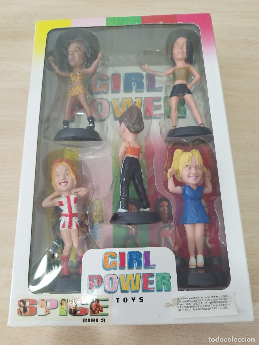 Figuras de goma y PVC: Spice Girls Girl Power Toys 5 figuras colecci&oacute;n a&ntilde;os 90 nuevas en caja