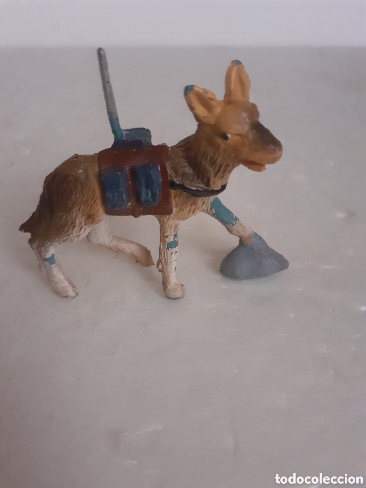 Figuras de goma y PVC: FIGURA PERRO ALEMAN ANTITANTE GOMA PECH,REAMSA,JECSAN
