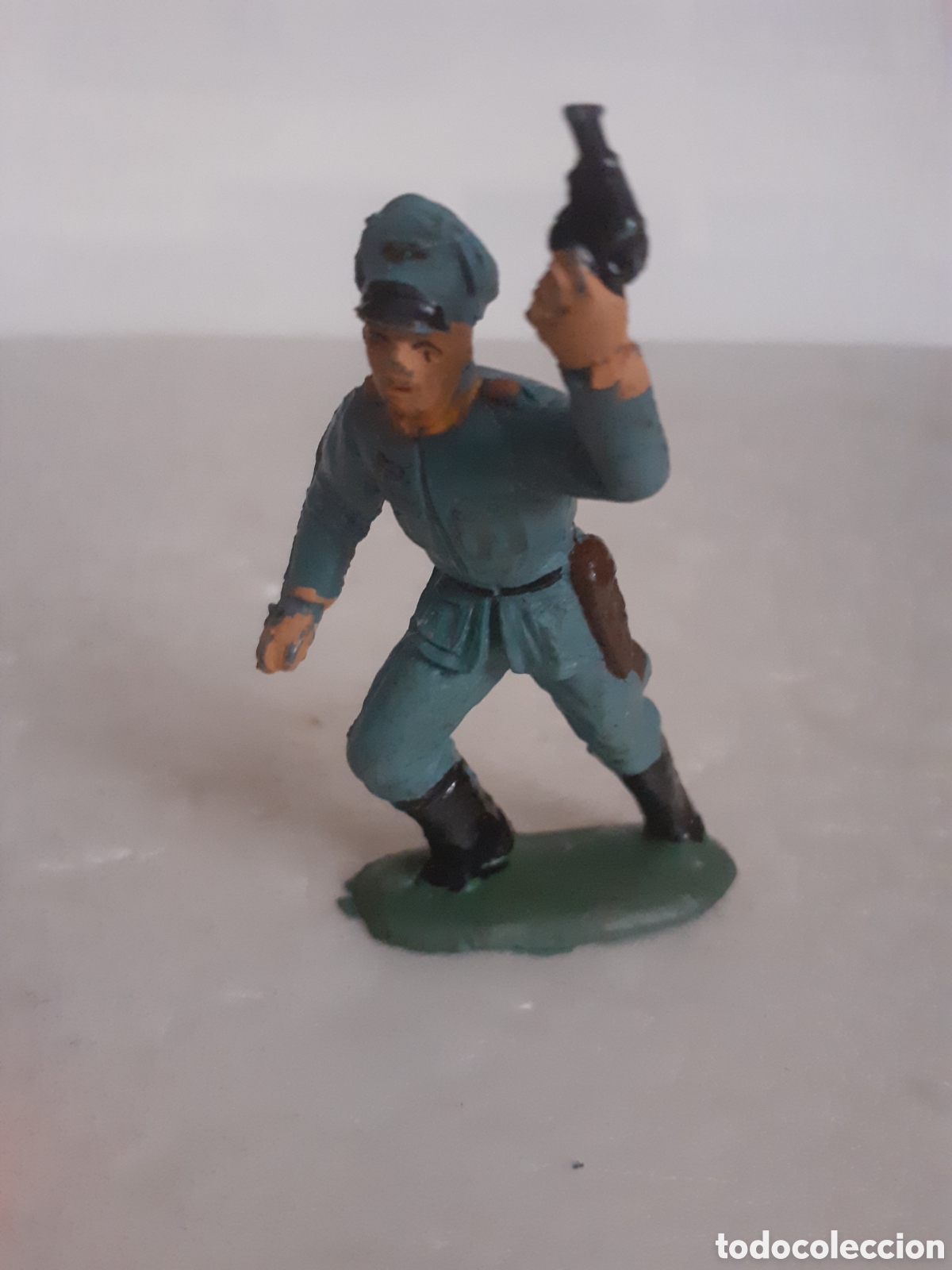 Figuras de goma y PVC: FIGURA SOLDADO OFICIAL ALEMAN EN GOMA PECH,REAMSA,JECSAN