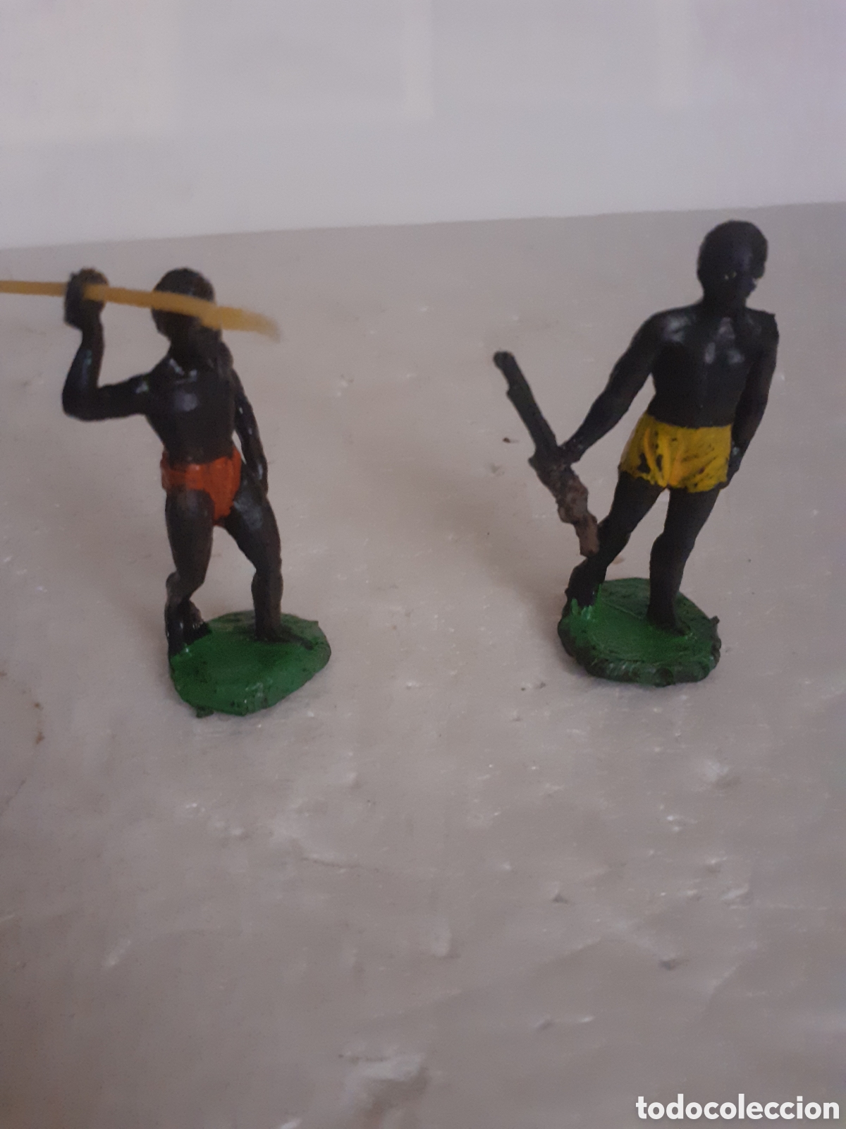 Figure di Gomma e PVC: FIGYRAS DOS NEGROS AFRICA MISTERIOSA PLASTICO MAIRZA,PECH,REAMSA