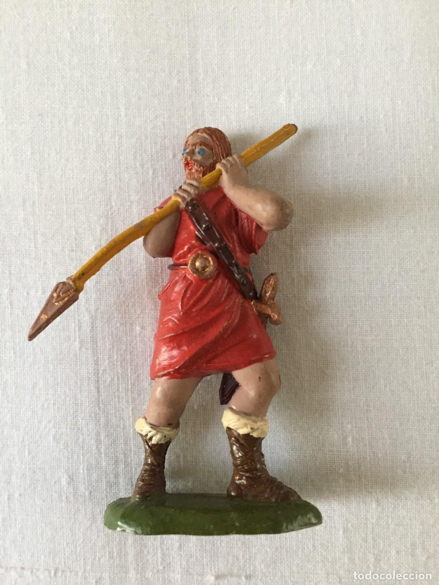 Figuras de goma y PVC: FIGURA DE VIKINGO DE JECSAN EN GOMA - A&Ntilde;OS 50 - NO REAMSA. NO PECH