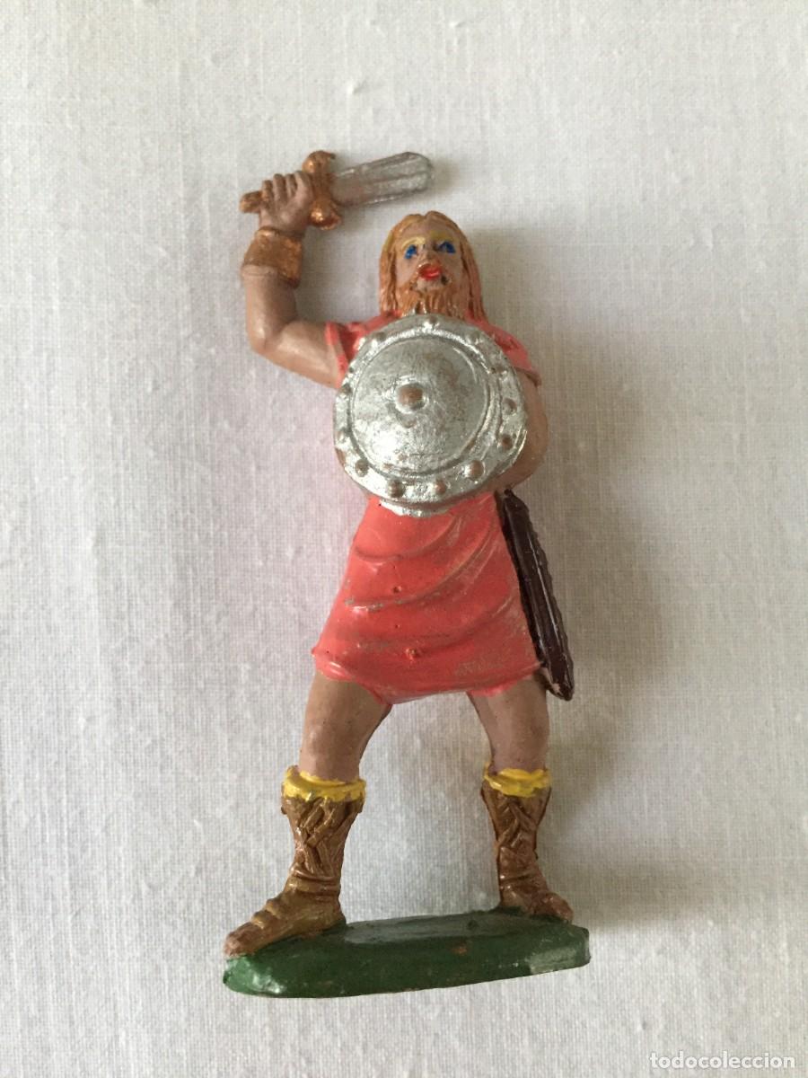 Figuras de goma y PVC: FIGURA DE VIKINGO DE JECSAN EN GOMA - A&Ntilde;OS 50 - NO REAMSA. NO PECH
