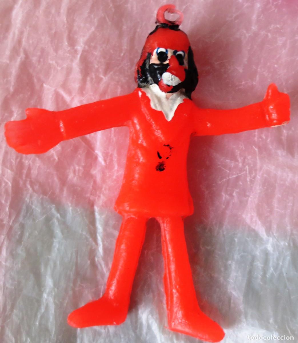 Figuras de goma y PVC: VINTAGE MU&Ntilde;EQUITO DE CEPILLIN A&Ntilde;OS 70s