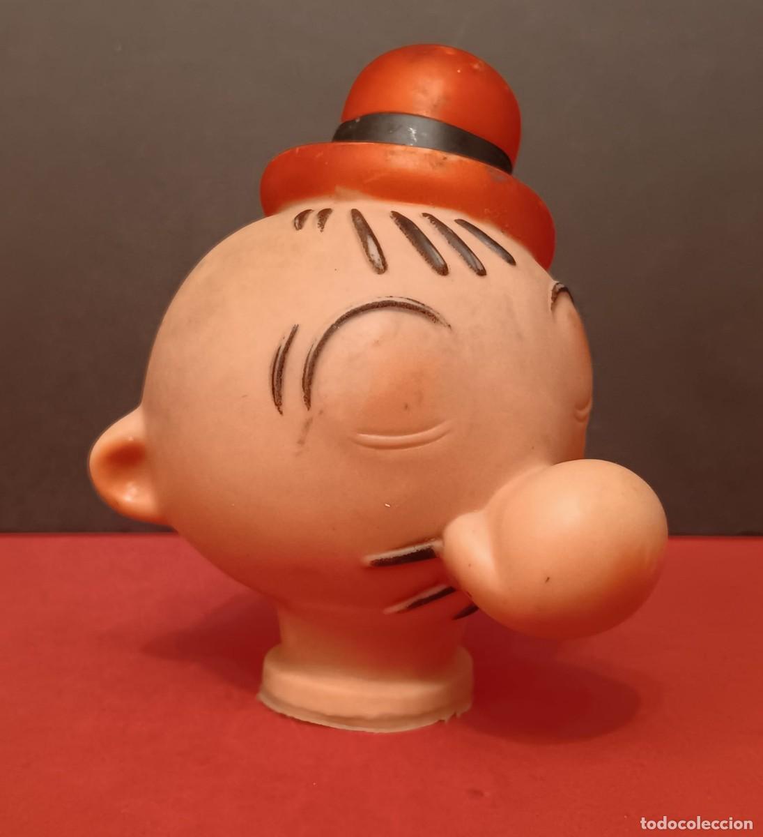 Figuras de goma y PVC: FIGURA MU&Ntilde;ECO DE GOMA MARIONETA TITERE GUI&Ntilde;OL SERIE POPEYE PILON DE FAMOSA