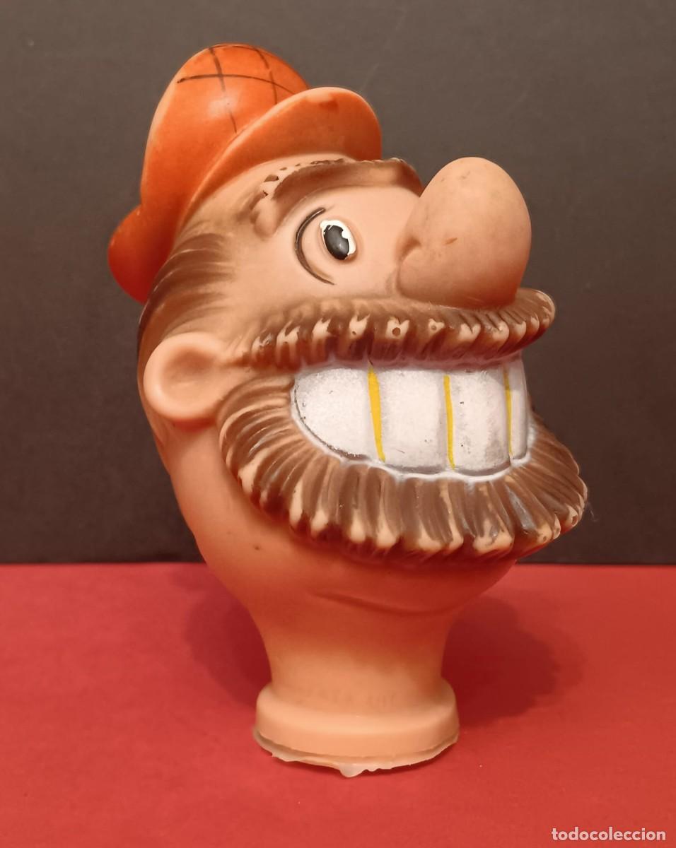 Figuras de goma y PVC: FIGURA MU&Ntilde;ECO DE GOMA MARIONETA TITERE GUI&Ntilde;OL SERIE POPEYE BRUTUS DE FAMOSA