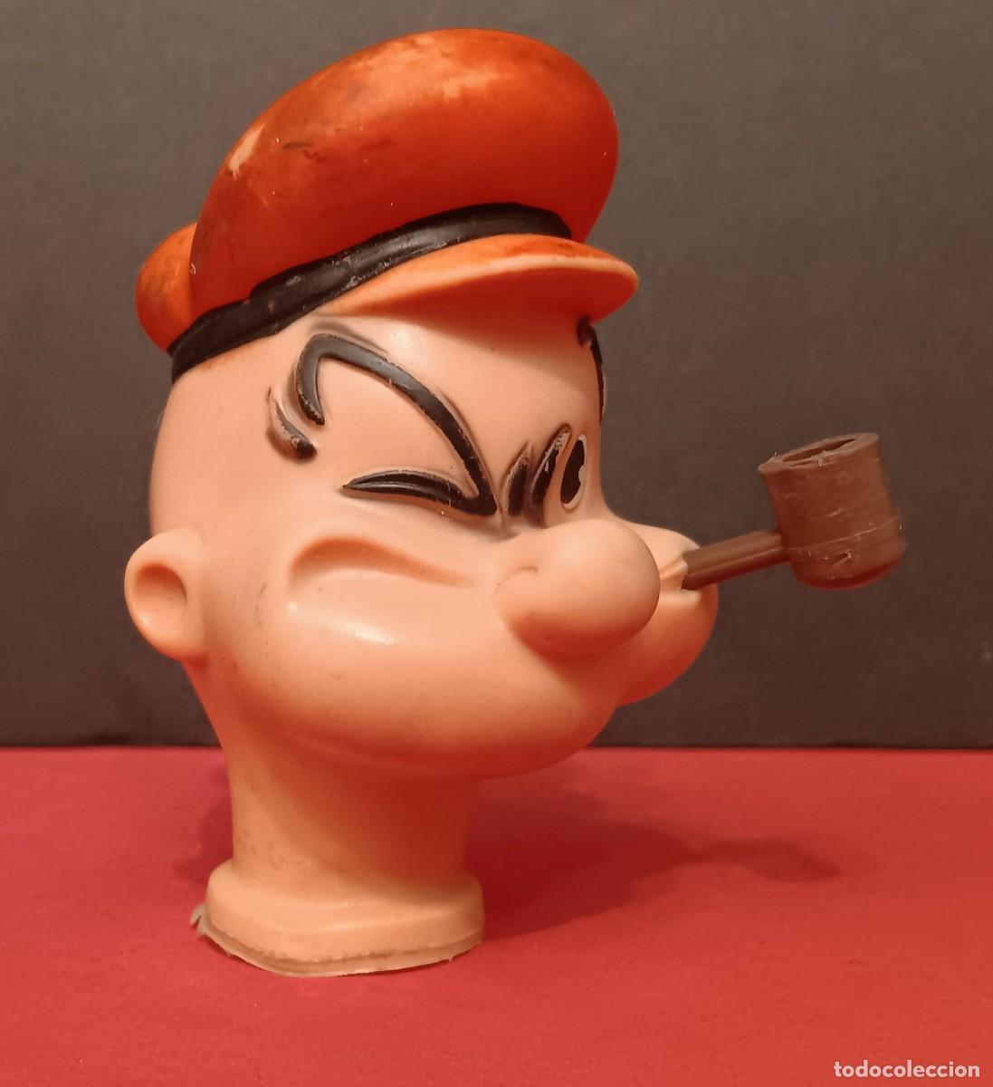 Figuras de goma y PVC: FIGURA MU&Ntilde;ECO DE GOMA MARIONETA TITERE GUI&Ntilde;OL SERIE POPEYE DE FAMOSA