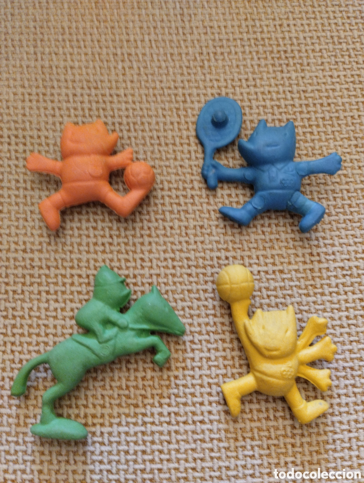 Figuras de goma y PVC: Gomas de borrar Cobi Barcelona 92