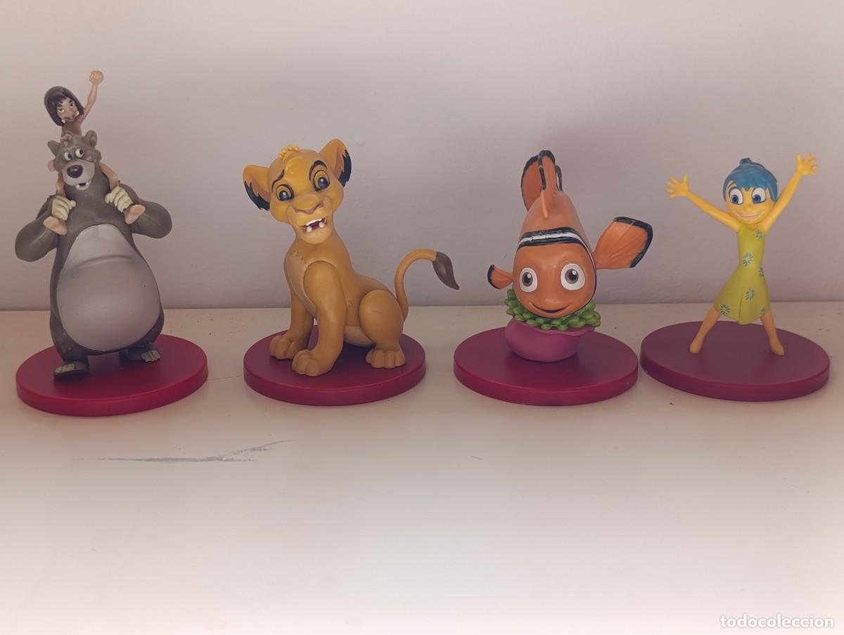 Figuras de goma y PVC: Lote de 4 audiofiguras originales de la colecci&oacute;n Audiocuentos M&aacute;gicos Disney