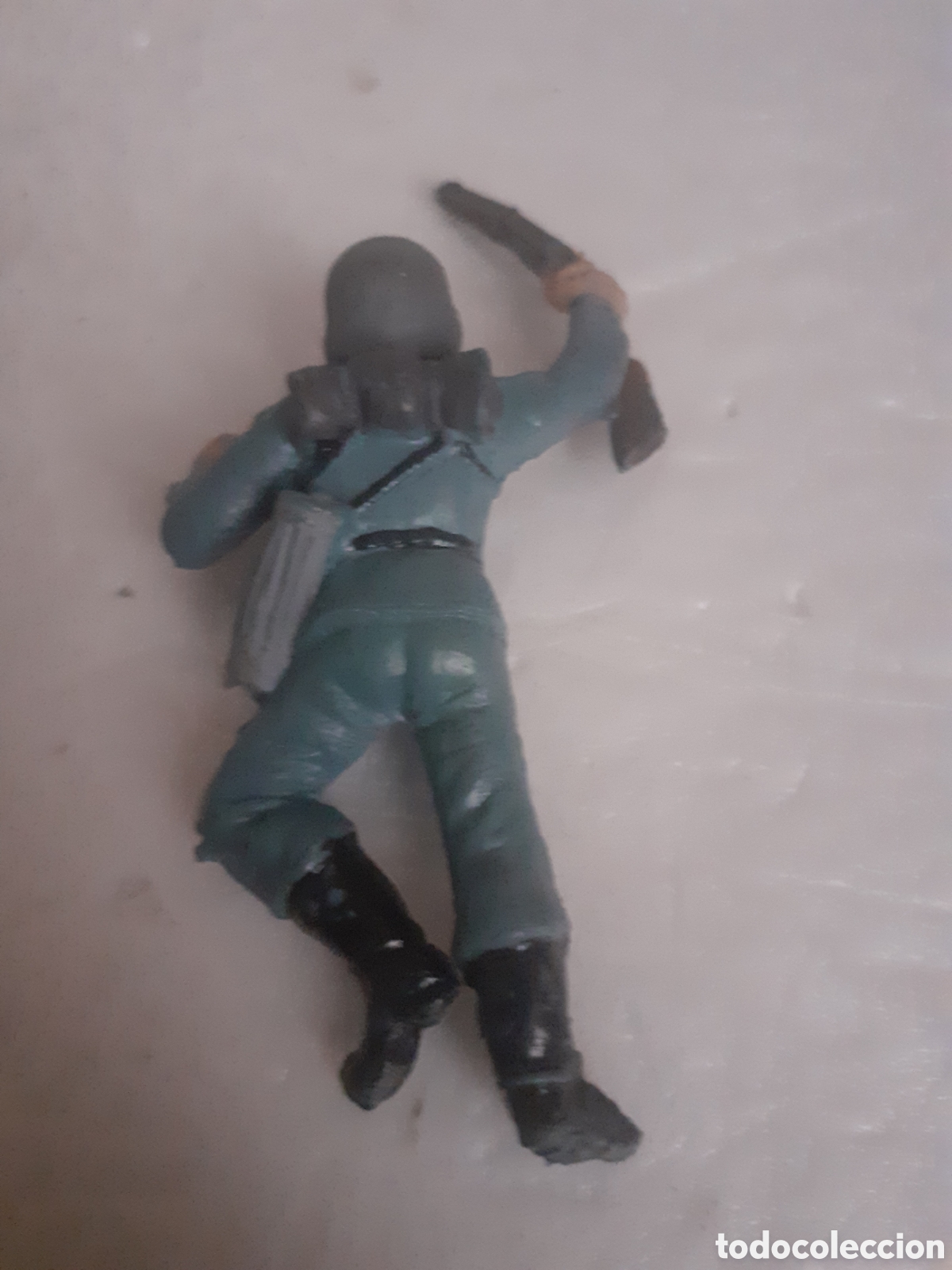Figuras de goma y PVC: FIGURA SOLDADO ALEMAN EN GOMA ALEMANES EN COMBATE PECH,REAMSA,JECSAN