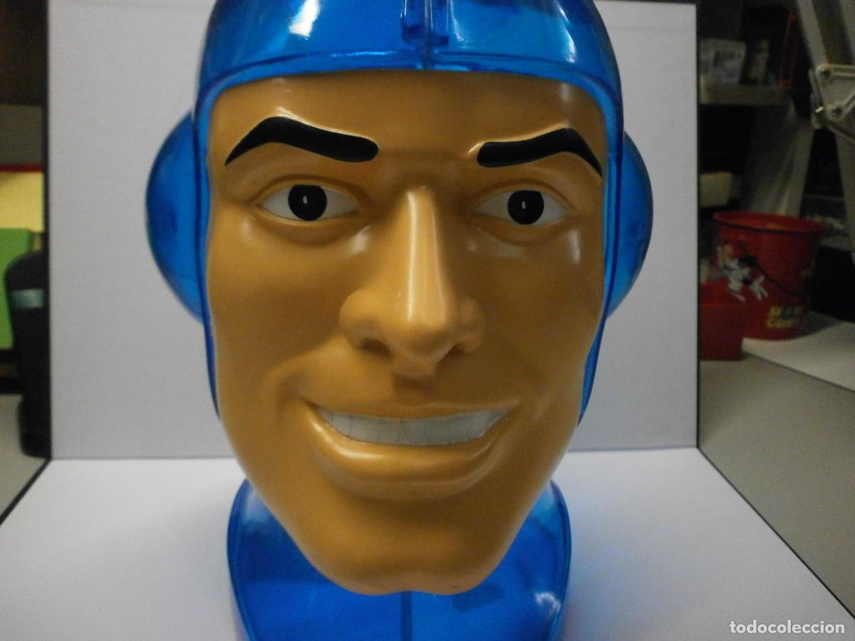 Figuras de goma y PVC: cabeza expositor de chicles boomer mide 30 cms - Foto 3