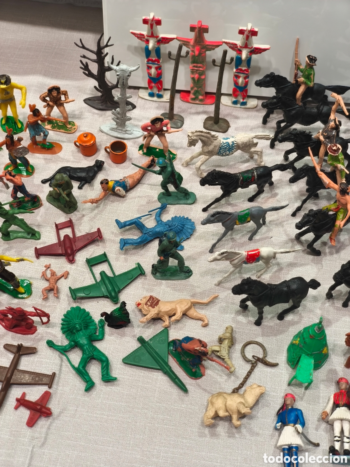 Figuras de goma y PVC: Figuras de pl&aacute;stico antiguas - Foto 3