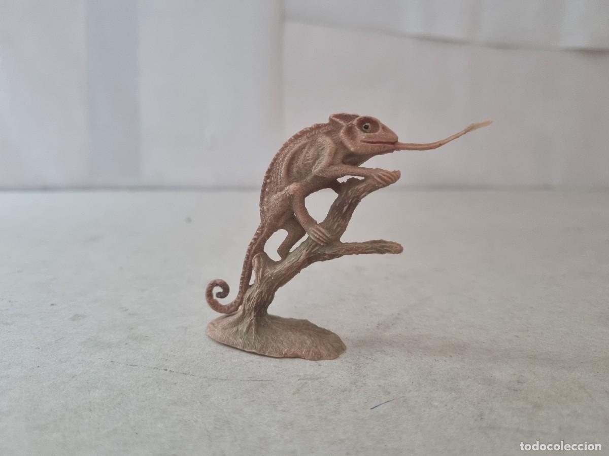 Figuras de goma y PVC: Figura Camale&oacute;n de Jecsan en plastico